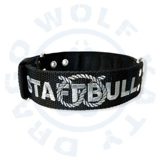 Obojek s výšivkou Staffbull Word